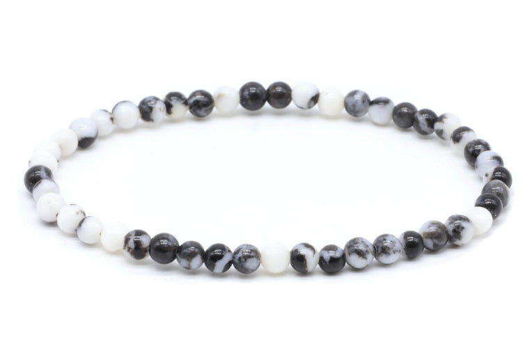 Bracelet Jaspe Zèbre Ø 4mm