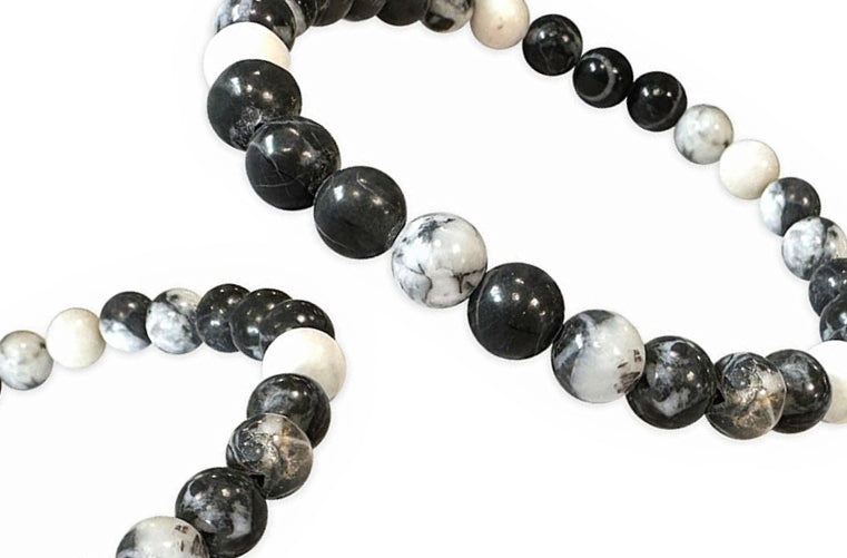 Bracelet Jaspe Zèbre Ø 6mm