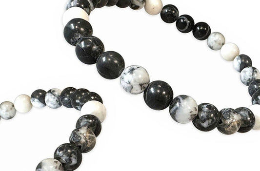 Bracelet Jaspe Zèbre Ø 6mm