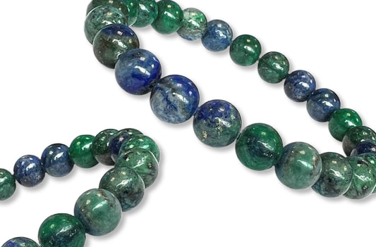 Bracelet Azurite Malachite Ø 8mm