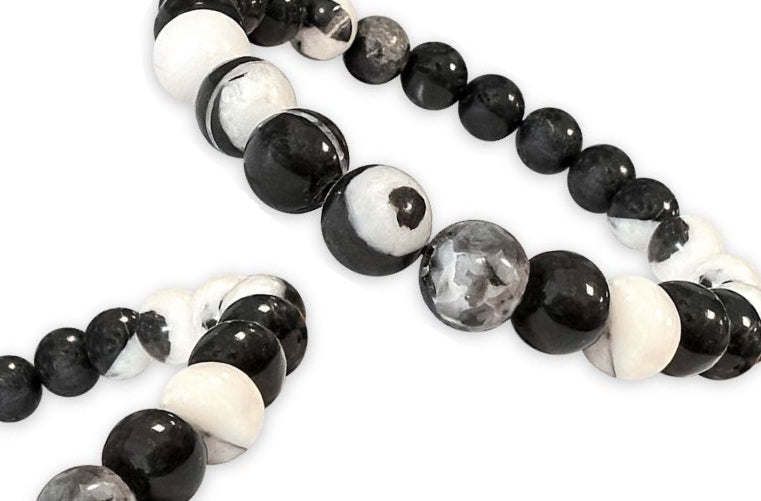 Bracelet Jaspe Zèbre Ø 8mm