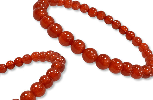 Bracelet Agate rouge Ø 6mm