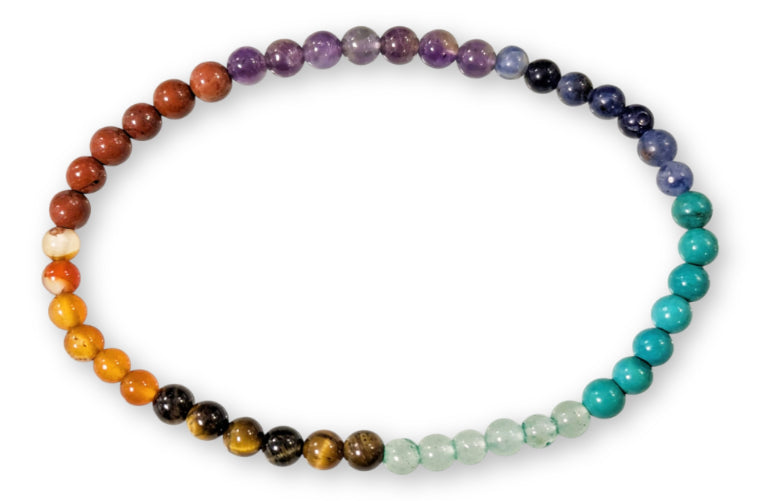 Bracelet 7 Chakras Ø 6mm