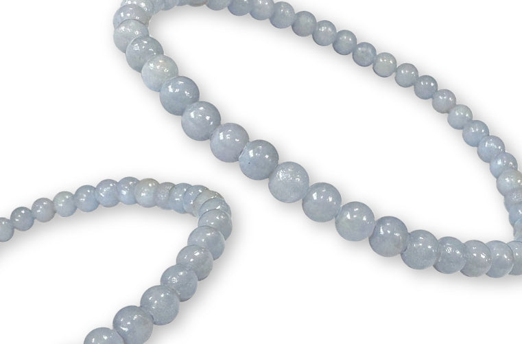 Bracelet Angélite qualité supérieure Ø 4mm