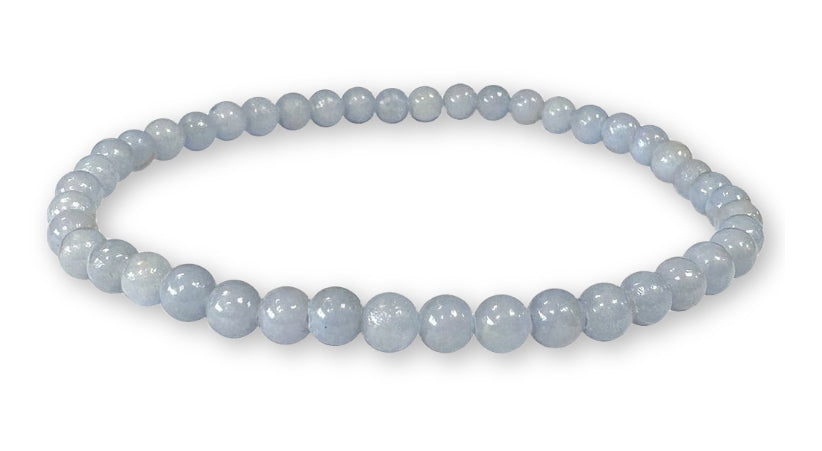 Bracelet Angélite qualité supérieure Ø 4mm