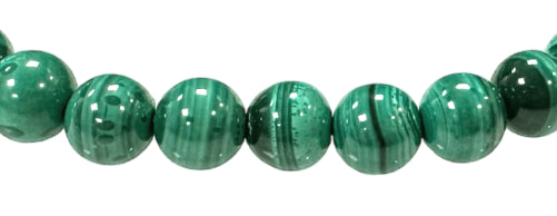 Bracelet Malachite claire Ø 6mm